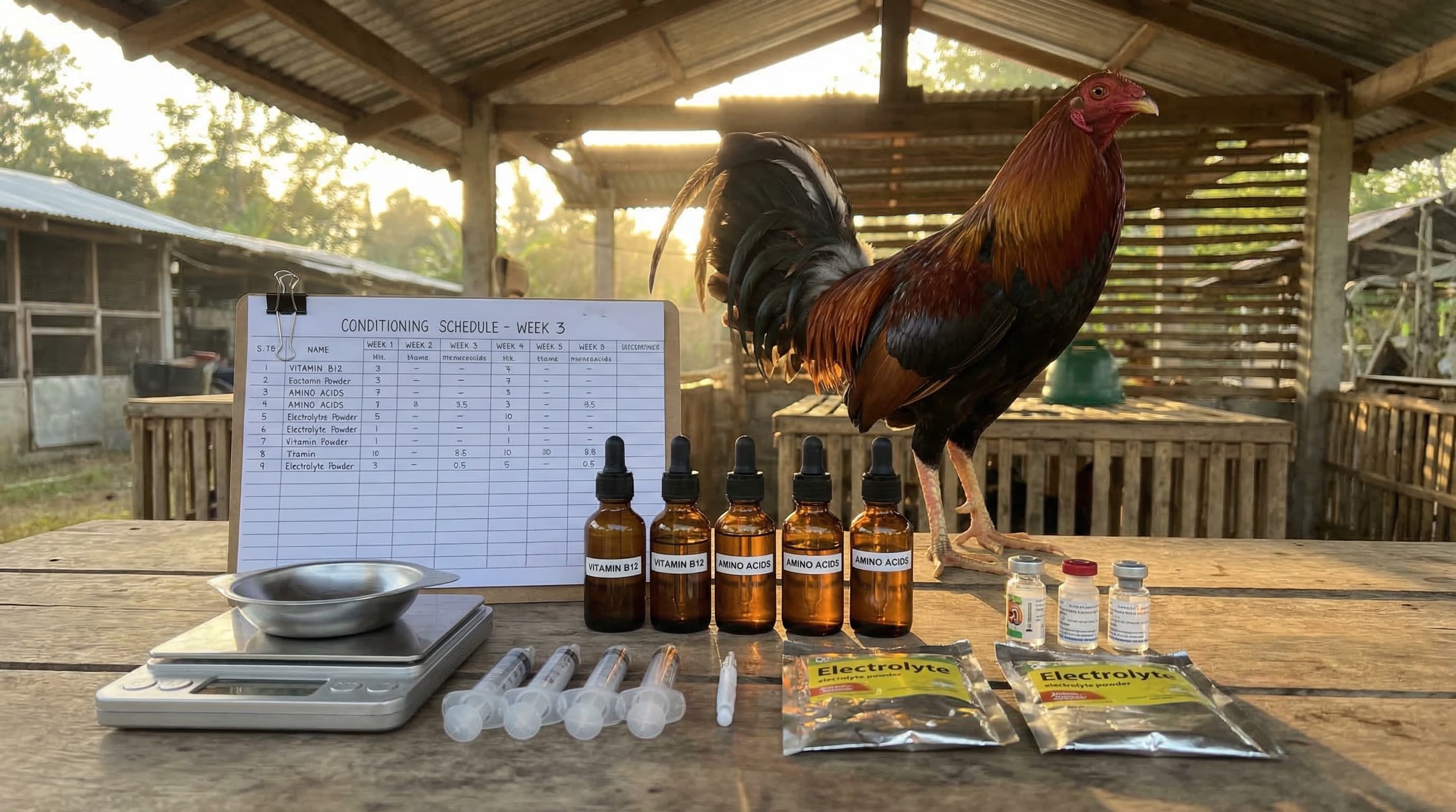 Gamefowl Conditioning Supplements: The Complete Guide to Pre-Fight Supplementation